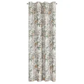 Zasłony - Zasłona Venus Botanic zielono-żółta 140 x 250 cm na przelotkach - miniaturka - grafika 1