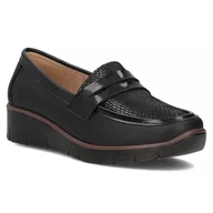 Półbuty damskie - Skórzane półbuty Filippo DP6455/24 BK - miniaturka - grafika 1