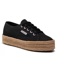 Espadryle damskie - Superga Espadryle 2730 Cotropew S00CF20 Black 999 - miniaturka - grafika 1