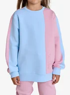 Bluzki dla dziewczynek - Bluza dziewczęca Reima Letkein - frozen blue - miniaturka - grafika 1