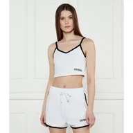 Koszulki i topy damskie - Guess Top Cropped Fit - miniaturka - grafika 1