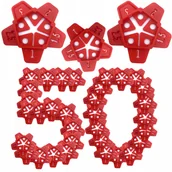 Narzędzia glazurnicze - Gwiazdki dystansowe do poziomowania płytek 50 sztuk - miniaturka - grafika 1