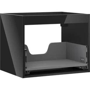 Mexen Box-A korpus szafki podumywalkowej 60 cm, 1 szuflada, czarny połysk - 91AX0-0600-470-1-70 - Szafki łazienkowe - miniaturka - grafika 1
