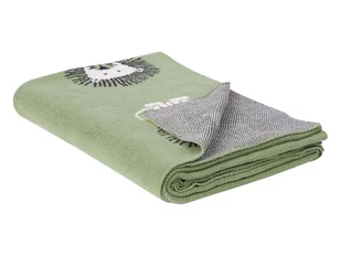 Koc RUSAMI Bawełna 130 x 170 cm Zielony Dla dzieci - Koce - miniaturka - grafika 1