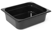 Pojemniki i kosze gastronomiczne - Hendi Pojemnik GN 1/4 100 mm, czarny poliwęglan | , 862629 HENDI-862629 - miniaturka - grafika 1
