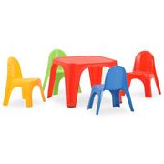 Zestawy mebli dla dzieci - VidaXL Lumarko Stolik i krzesełka dla dzieci, polipropylen! 316178 VidaXL - miniaturka - grafika 1