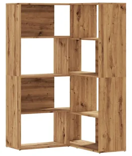 Otwarty regał narożny biblioteczka dąb artisan H8-W92 - Regały Otwarty regał narożny biblioteczka dąb artisan H8-W92 - Regały - miniaturka - grafika 1