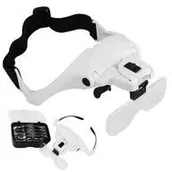 Mikroskopy i lupy - LUPA Nagłowna z PODŚWIETLENIEM - miniaturka - grafika 1