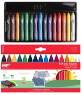 Kredki, ołówki, pastele i pisaki - Kredki Woskowe 15 Kolorów Mp - miniaturka - grafika 1