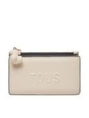 Portfele - TOUS Duży Portfel Damski Brenda 2002105601 Beżowy - miniaturka - grafika 1