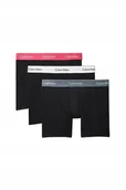 Majtki męskie - CALVIN KLEIN 3-PACK CZARNE BOKSERKI Z NAPISEM KLASYCZNE S OPA - miniaturka - grafika 1