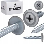 Wkręty - Wkręty podkładkowe Etanco do drewna 4,2x30mm, RAL9006 GM-S 250szt. - miniaturka - grafika 1