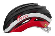 Kaski rowerowe - GIRO kask rowerowy szosowy HELIOS SPHERICAL MIPS matte black red GR-7129154 - miniaturka - grafika 1