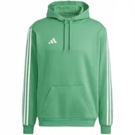 Bluzy męskie - Bluza męska adidas Tiro 23 League Sweat Hoodie zielona IC7857 XL - miniaturka - grafika 1