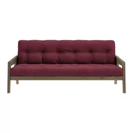 Sofy i kanapy - Czerwona rozkładana sofa 204 cm Grab – Karup Design - miniaturka - grafika 1