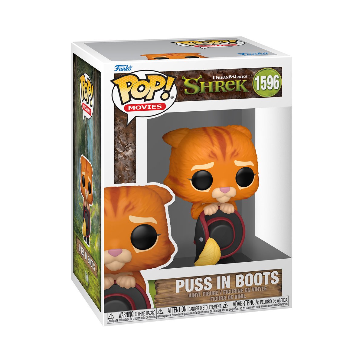 Funko, Funko POP!, KRESKÓWKI, Figurka Kolekcjonerska,Shrek Franchise, Puss in Boots