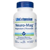 Suplementy naturalne - Life Extension, Neuro-Mag, L-treonian Magnezu, 90 kapsułek - miniaturka - grafika 1