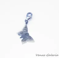 Charmsy - Charm srebrny -Butterfly gray - miniaturka - grafika 1