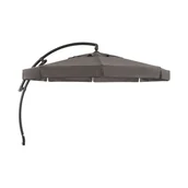 Parasole ogrodowe - SUN GARDEN Parasol ogrodowy okrągły Easy Sun 350x305 cm antracytowy - miniaturka - grafika 1