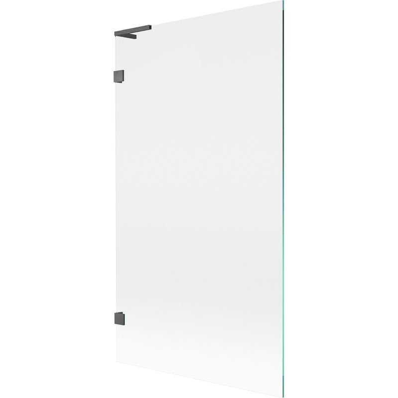 Mexen Lunar L parawan nawannowy 1-skrzydłowy 100 x 150 cm, transparent, gun gray szczotkowany - 897L-100-000-66-00