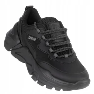 Buty Damskie Sportowe Big Star Czarne Sneakersy 38 - Sneakersy damskie - miniaturka - grafika 1