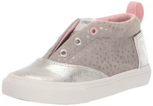 TOMS Fenix Mid, trampki dziewczęce, Szara mikrofibra z folii w kropki, 26 EU - Buty dla dziewczynek - miniaturka - grafika 1