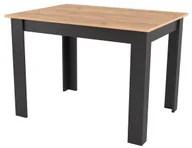 Stoły - Nowoczesny prostokątny stół dąb craft + czarny C4-S18 - miniaturka - grafika 1