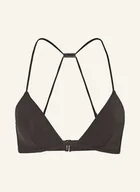 Stroje kąpielowe - Calvin Klein Góra Od Bikini Trójkątnego Ck Black schwarz - miniaturka - grafika 1
