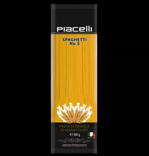 Piacelli Spaghetti No 5 Makaron z Semoliny 500 g - Makaron - miniaturka - grafika 1