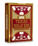 Gry planszowe - Cartamundi Talia Texas Holdem 100% plastic jumbo index - czerwona - miniaturka - grafika 1