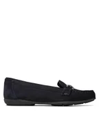 Mokasyny damskie - Geox Mokasyny D Annytah Moc A D84BMA 00032 C4007 Czarny - miniaturka - grafika 1
