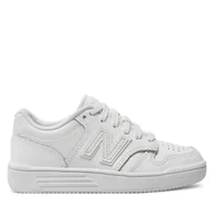 Buty dla chłopców - Sneakersy New Balance PSB4803W Biały - miniaturka - grafika 1