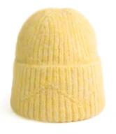 Czapki damskie - Czapka Damska Młodzieżowa Beanie Podwijana Zimowa Casualowa Ciepła Z Wełną - miniaturka - grafika 1