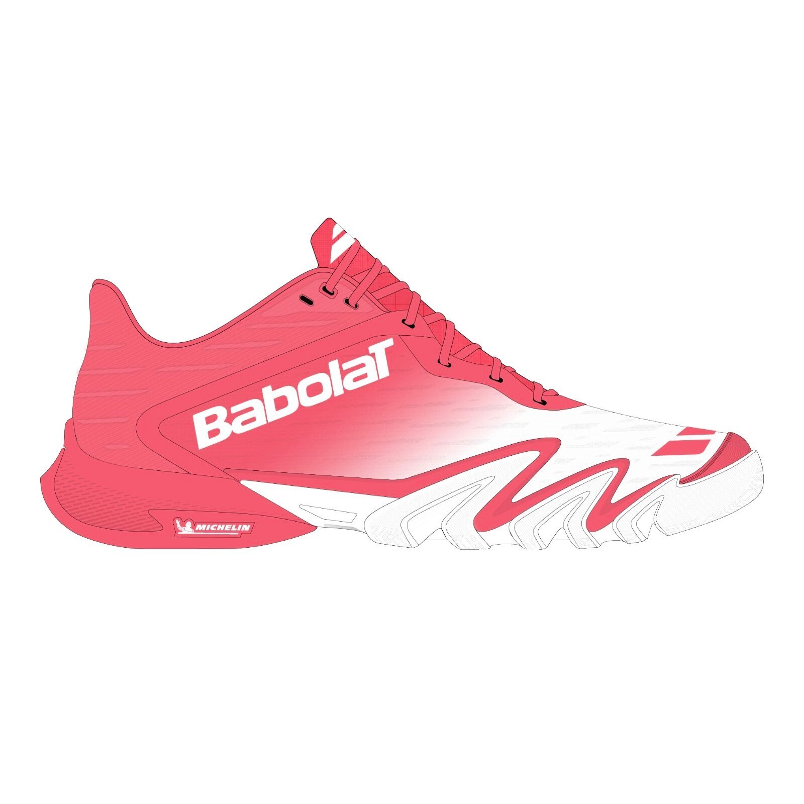 Damskie buty do padla Babolat Premura 3 Women Sun Kissed Coral EUR 40
