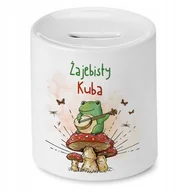 Skarbonki - Skarbonka Dla Kuby Jakuba na Urodziny Prezent z Nadrukiem ze Zdjęciem - miniaturka - grafika 1