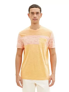 Koszulki męskie - TOM TAILOR T-shirt męski, 22225 - Washed Out Orange, XL - grafika 1