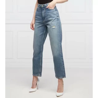 Spodnie damskie - BOSS Jeansy MODERN STRAIGHT 3.0 | Regular Fit | high waist - grafika 1
