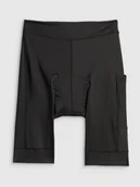 Spodenki rowerowe - 4F Spodenki kolarskie z żelową wkładką damskie - czarne XS - miniaturka - grafika 1