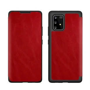 Etui Leather Book iPhone 12 6,7" Pro Max czerwony/red - Etui i futerały do telefonów - miniaturka - grafika 1