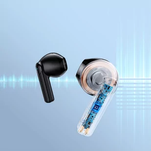 Joyroom TWS ENC wodoodporne IPX4 Bluetooth 5.3 czarny (JR-TL11) - Słuchawki - miniaturka - grafika 3