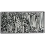 Narzędzia warsztatowe - Yato 1000 SZT ZAWLECZEK PROSTYCH MIX ROZMIARÓW YT-06885 YT-06885 - miniaturka - grafika 1