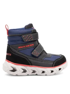 Skechers Śniegowce 405052N/NVBK Granatowy - Buty dla chłopców - miniaturka - grafika 1
