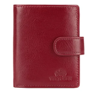 Portfel skórzany unisex zapinany na zatrzask - Portfele Portfel skórzany unisex zapinany na zatrzask - Portfele - miniaturka - grafika 1