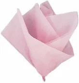 Szkolne artykuły papiernicze - Bibuła ozdobna do pakowania prezentów różowa - 50 x 53 cm - 10 szt. - miniaturka - grafika 1