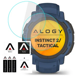 2x Szkło hartowane Alogy na ekran 9H do Garmin Instinct 2 / Tactical - Akcesoria do smartwatchy - miniaturka - grafika 11