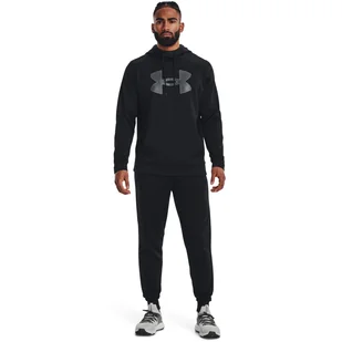 Męska Bluza UNDER ARMOUR UA ARMOUR FLEECE BIG LOGO HD 1373352-001 – Czarny - Bluzy męskie - miniaturka - grafika 1