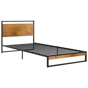 vidaXL Lumarko Rama łóżka, metalowa, 90 x 200 cm 324862 - Łóżka - miniaturka - grafika 15
