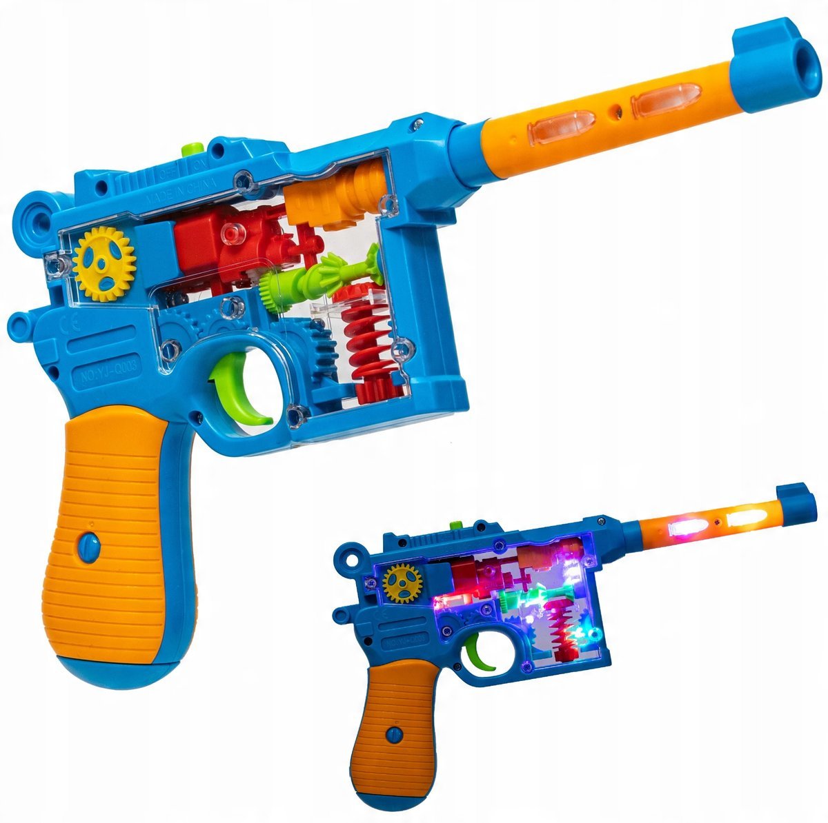 Pistolet Mauser Świecący Grający Dla Dziecka Pistolet Sygnałowy