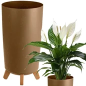 Donice - Doniczka Gracia Tubus Slim Eco Wood - naturo - FSC mix credit - DNV - COC -002260 DGTL200W-4665W Prosperplast - miniaturka - grafika 1