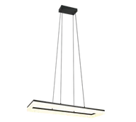 Lampy sufitowe - CAMINO R35771132 lampa wisząca 70cm czarny prostokąt LED 27W 3000K - miniaturka - grafika 1